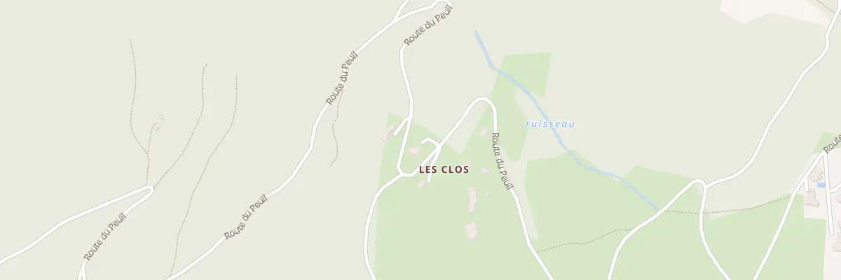 Plan du 43 Rte du Peuil à Claix