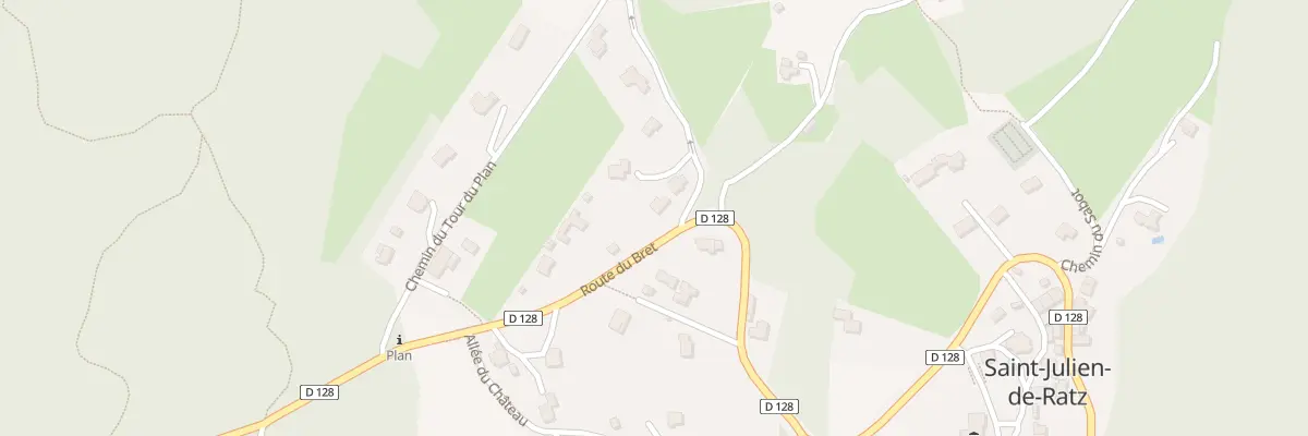 Plan du 384 Rte du Bret à La Sure en Chartreuse