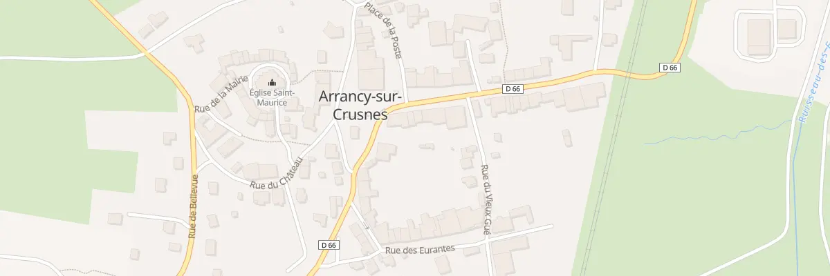 Plan du 10 Rue du Milieu à Arrancy-sur-Crusnes