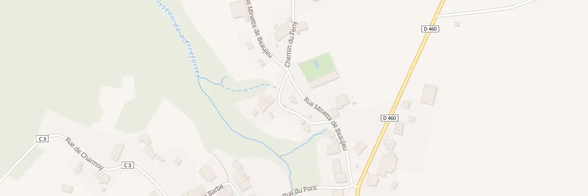 Plan du 11 Rue Minette de Beaujeu à Pierremont-sur-Amance