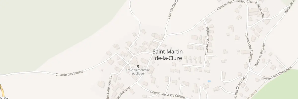 Plan du 16 Che de l’Eglise à Saint-Martin-de-la-Cluze