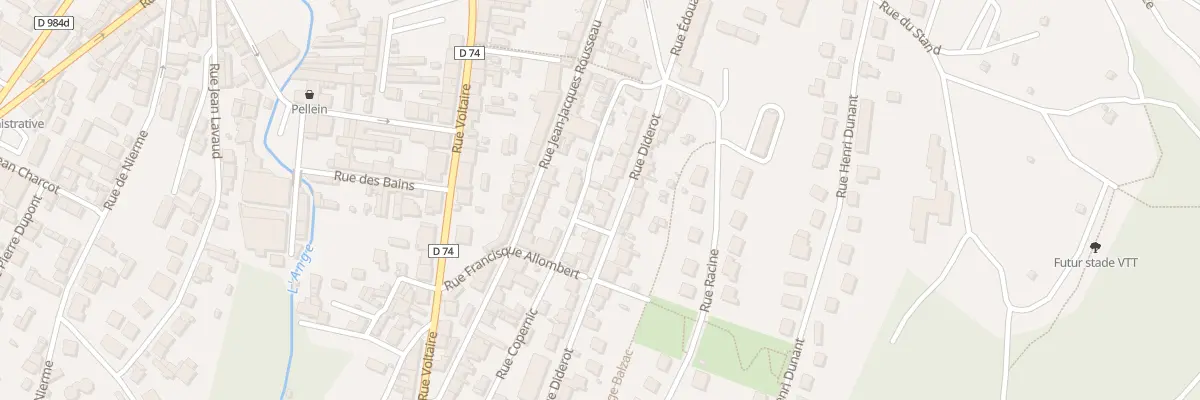 Plan du 24 Rue Diderot à Oyonnax
