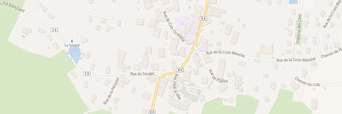 Plan du 2B Rte de Vevy à Hauteroche