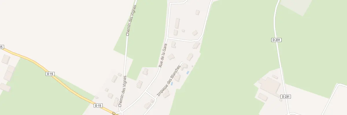 Plan du 2 Rue de la Gare à Montagney