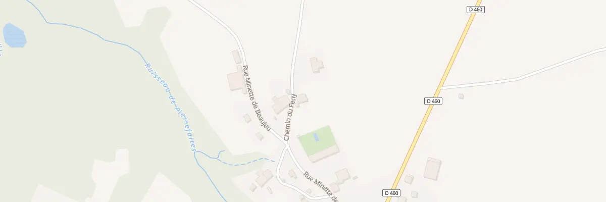 Plan du 8 Rue Minette de Beaujeu à Pierremont-sur-Amance