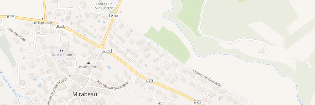 Plan du 174 La Ferrage à Mirabeau