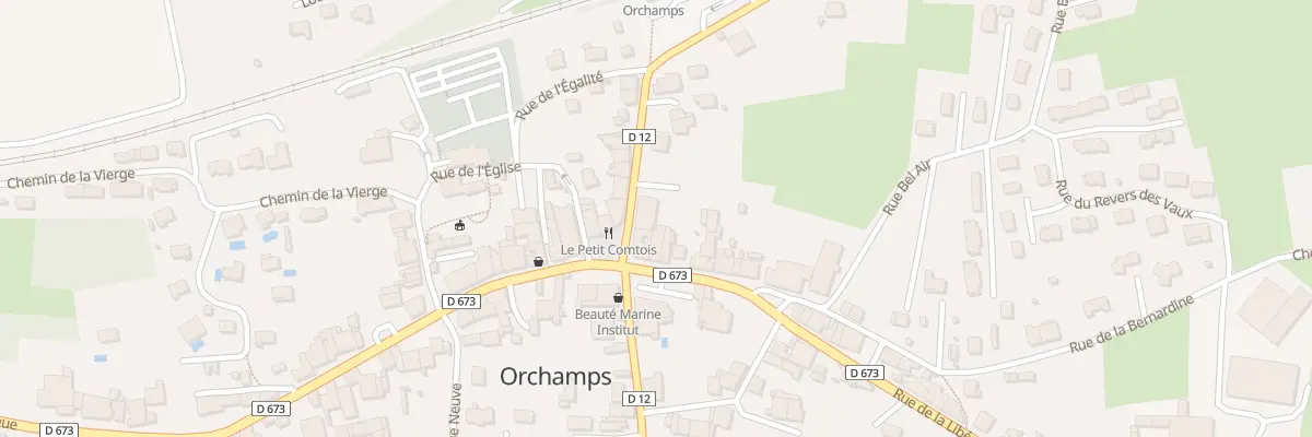 Plan du 4 Rue de la Résistance à Orchamps