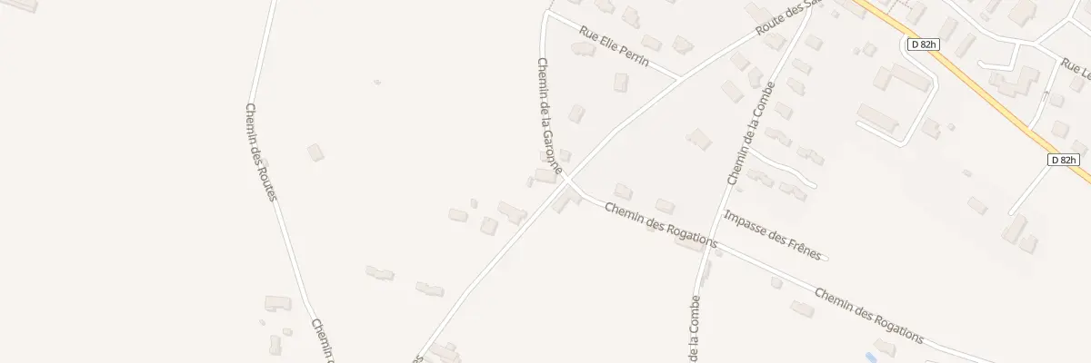 Plan du 306 Rte des Sables au Pont-de-Beauvoisin