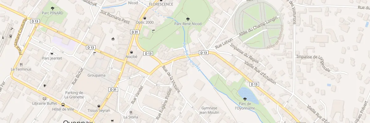 Plan du 10B Rue d’Echallon à Oyonnax