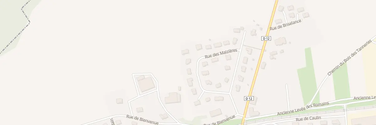 Plan du 13 Rue des Maizières à Orchamps