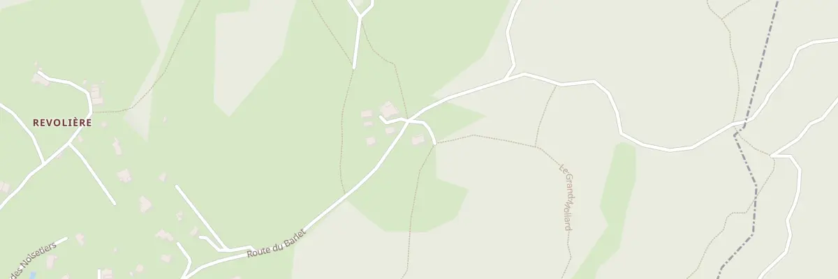 Plan du 450 Rte du Barlet à La Sure en Chartreuse