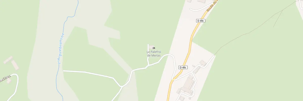 Plan du 186 Imp des Fangettes à Merlas