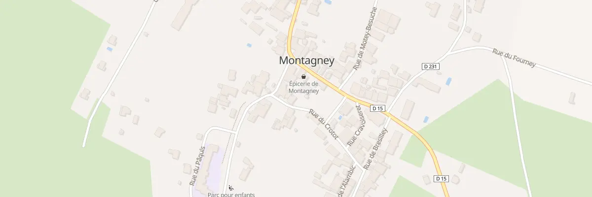 Plan du 6 Rue du Crotot à Montagney