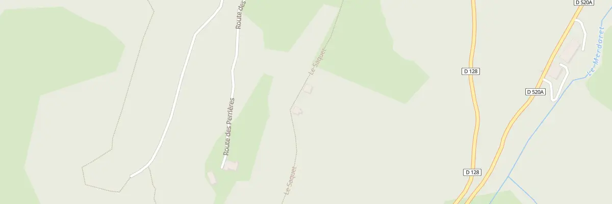 Plan du 700 Rte des Perrières à La Sure en Chartreuse