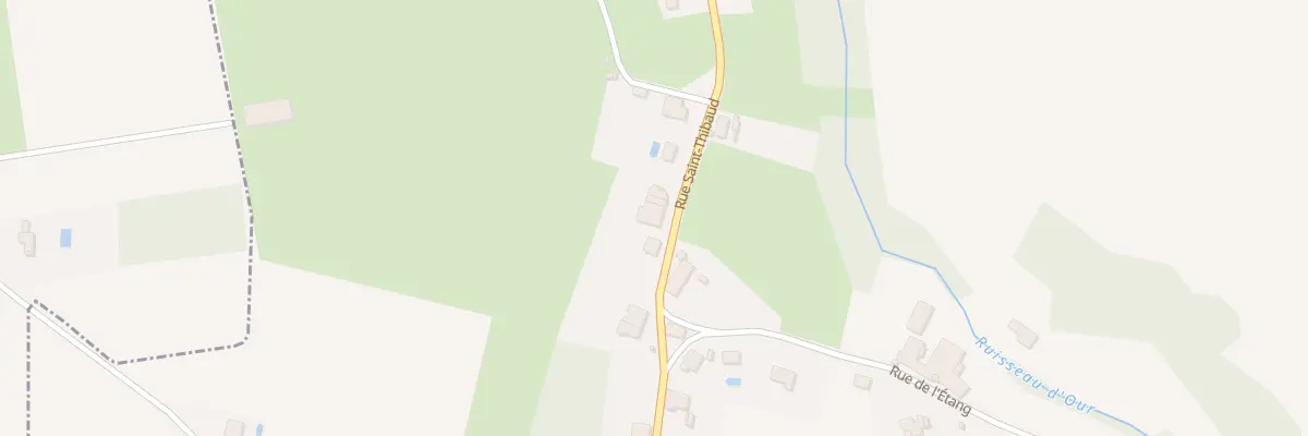 Plan du 12 Rue Saint Thibaud à La Bretenière