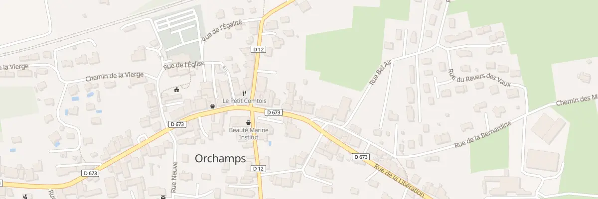 Plan du 11 Rue de la Libération à Orchamps