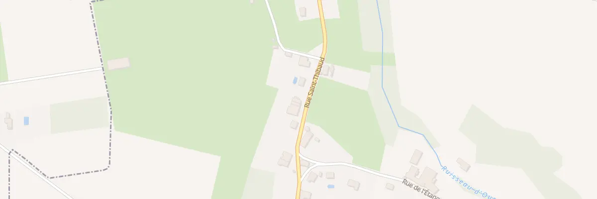 Plan du 12B Rue Saint Thibaud à La Bretenière