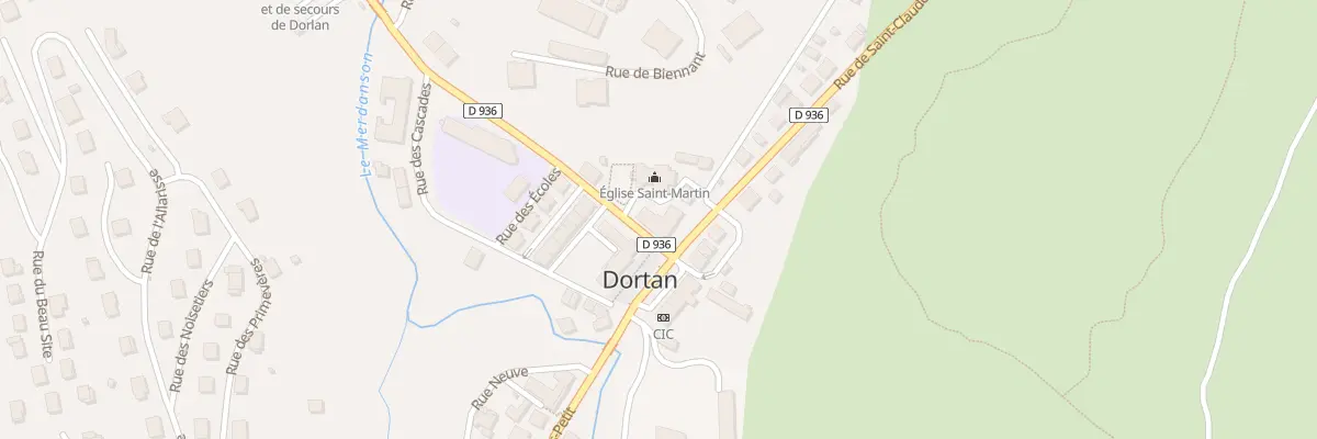 Plan du 4 Pl de l’Eglise à Dortan