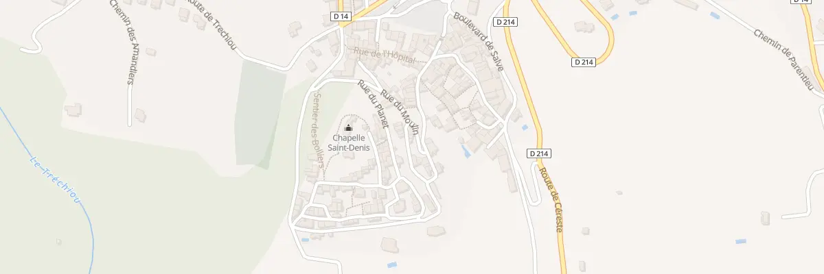 Plan du 7301 Qua Mte St Denis à Reillanne