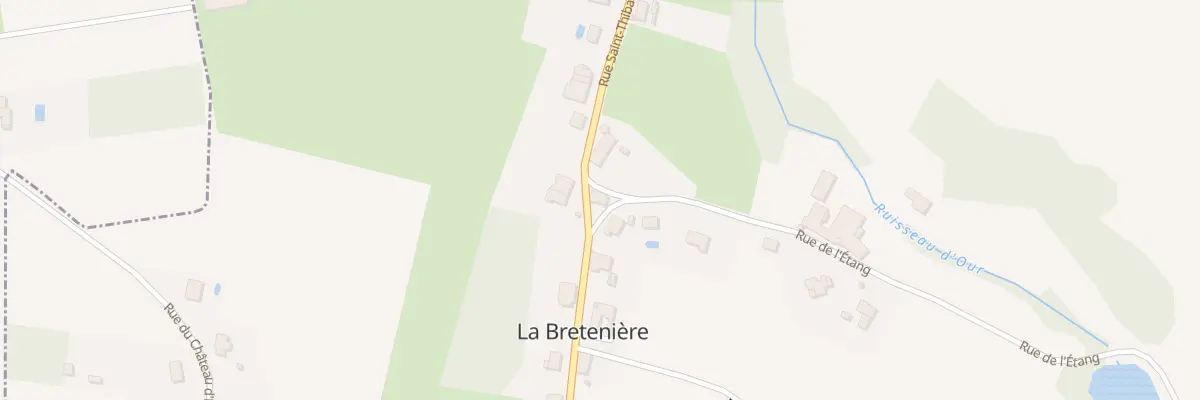 Plan du 9 Rue Saint Thibaud à La Bretenière