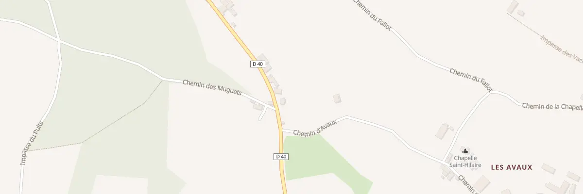 Plan du 56 Che des Ferrières à Romagnieu