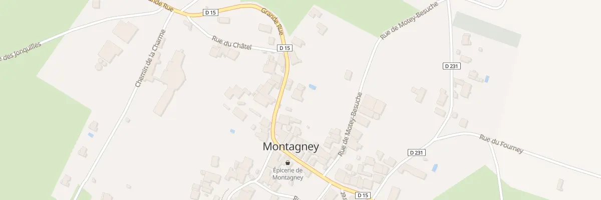 Plan du 28 Gr Grande Rue à Montagney