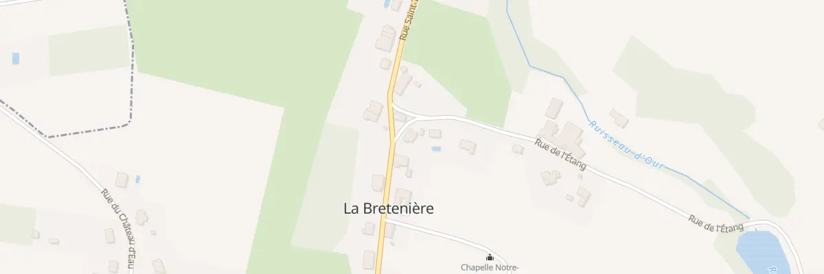 Plan du 2 Rue de l’Etang à La Bretenière