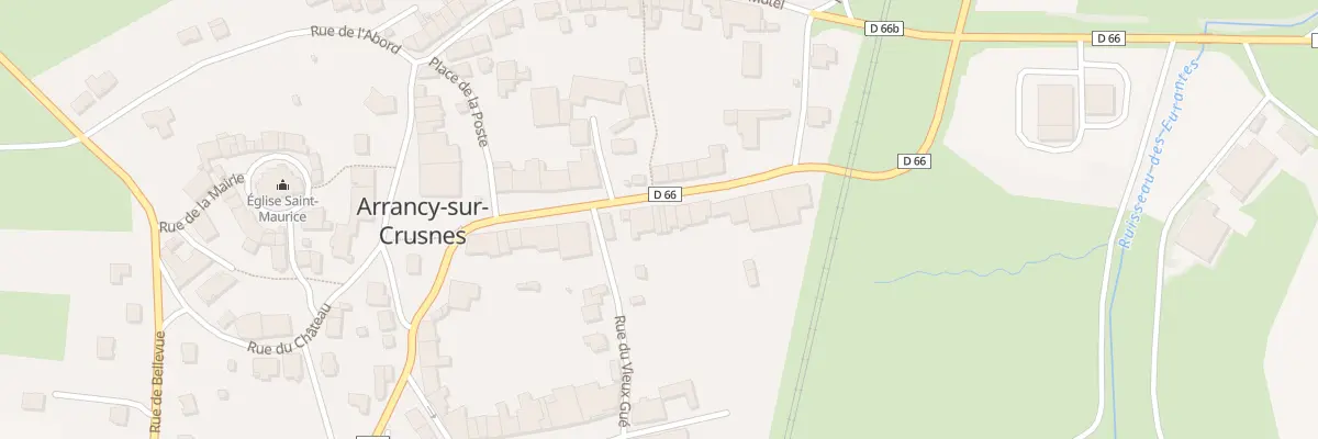 Plan du 20 Rue du Milieu à Arrancy-sur-Crusnes