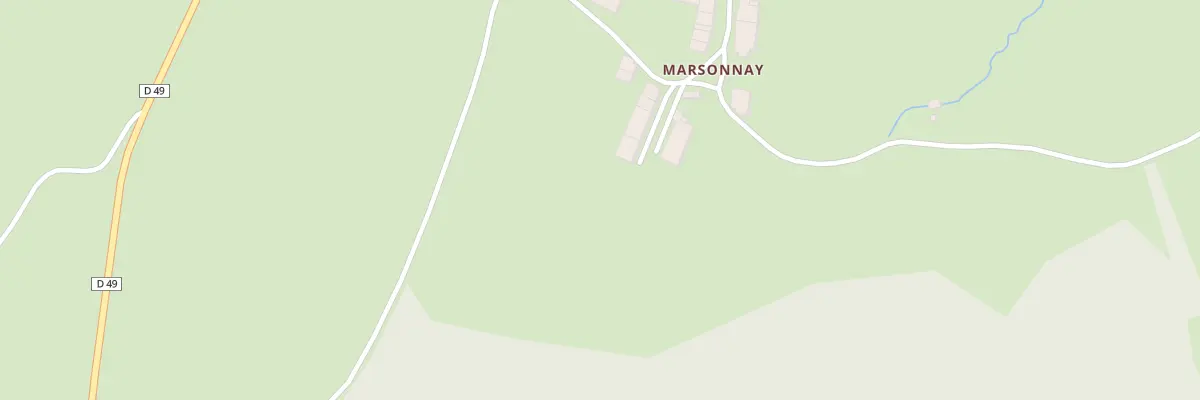 Plan du 5032 Au Village à Largillay-Marsonnay