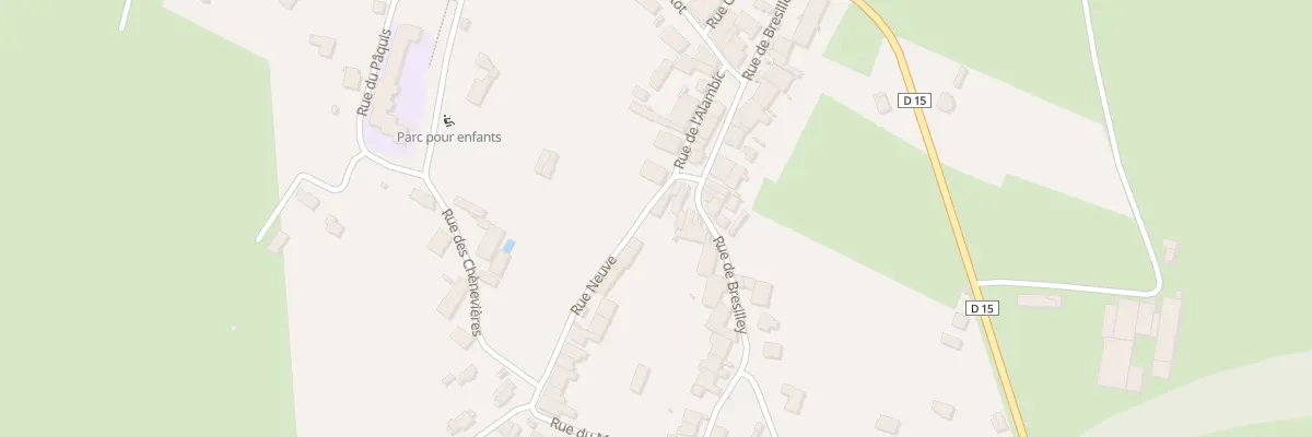 Plan du 1 Rue Neuve à Montagney