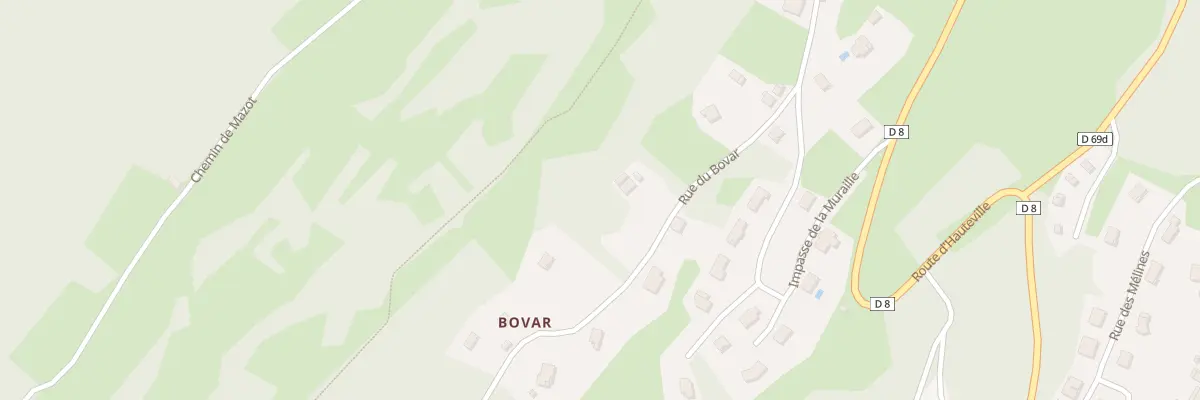 Plan du 480 Rue du Bovar à Valromey-sur-Séran