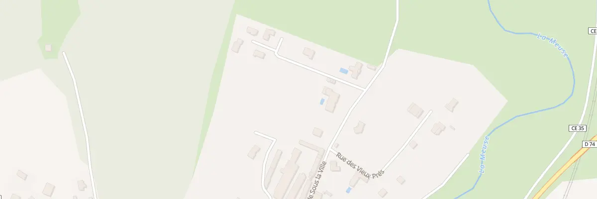 Plan du 3 Rue de sous la Ville à Bazoilles-sur-Meuse