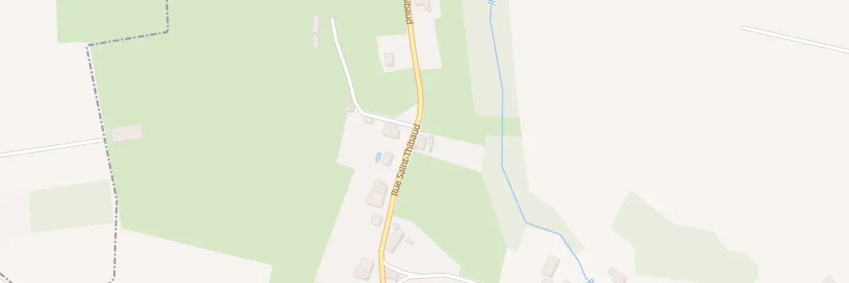 Plan du 7 Rue Saint Thibaud à La Bretenière