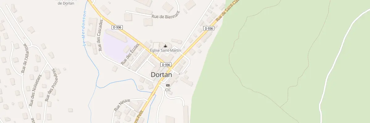 Plan du 4 Rue de St Claude à Dortan