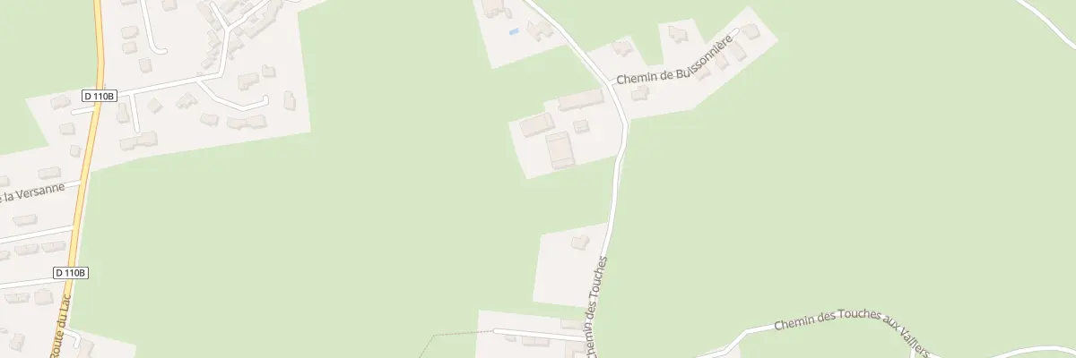 Plan du 5093 Che des Touches à Sinard
