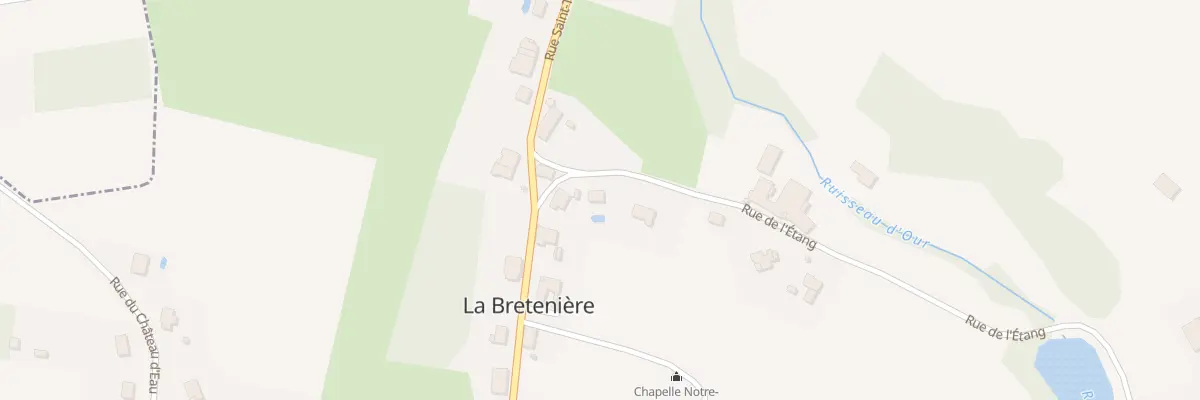 Plan du 4 Rue de l’Etang à La Bretenière