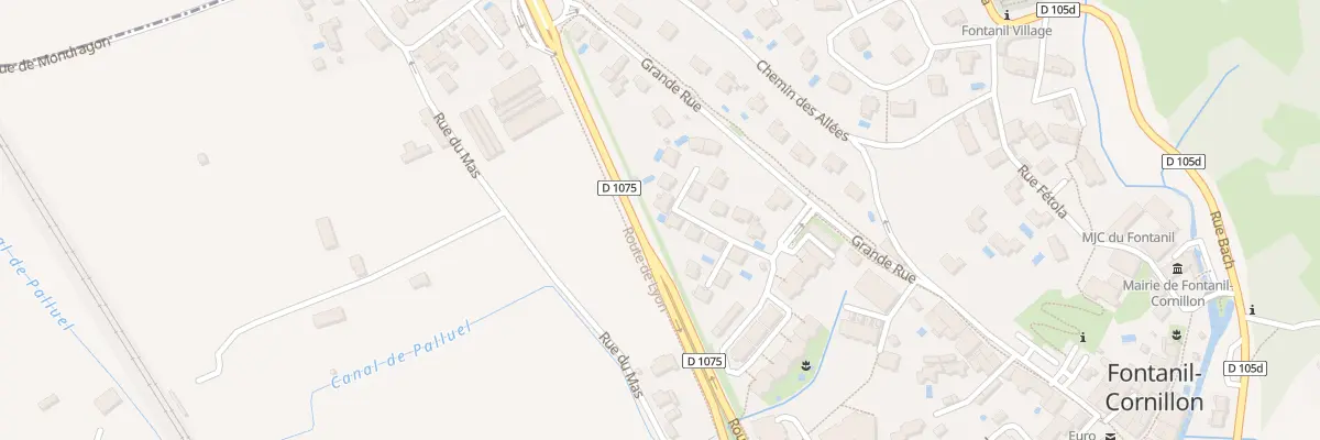 Plan du 20 Rue de Montpertuis à Fontanil-Cornillon