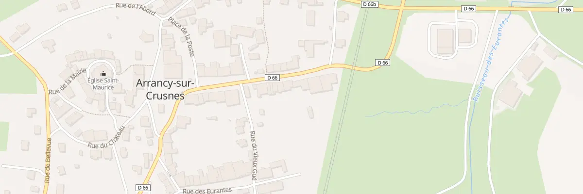 Plan du 28 Rue du Milieu à Arrancy-sur-Crusnes