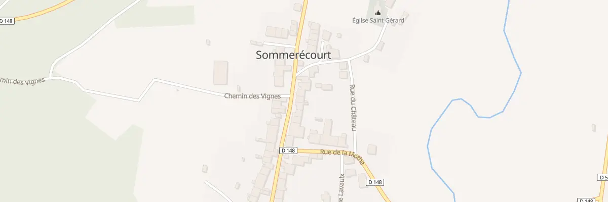 Plan du 10 Rue des Freres Goncourt à Sommerécourt