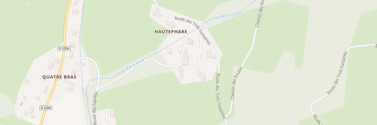 Plan du 5044 Hautefare à La Sure en Chartreuse