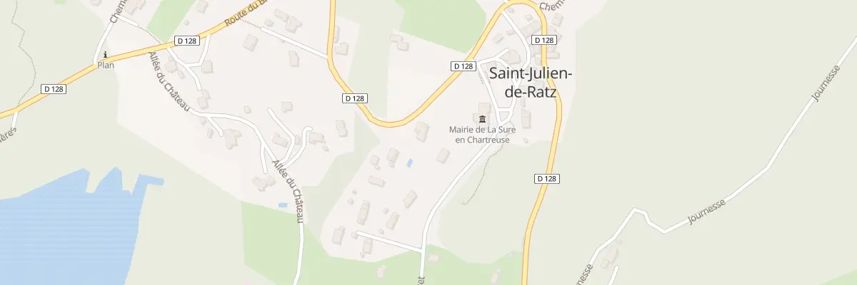 Plan du 105 Rte du Bret à La Sure en Chartreuse