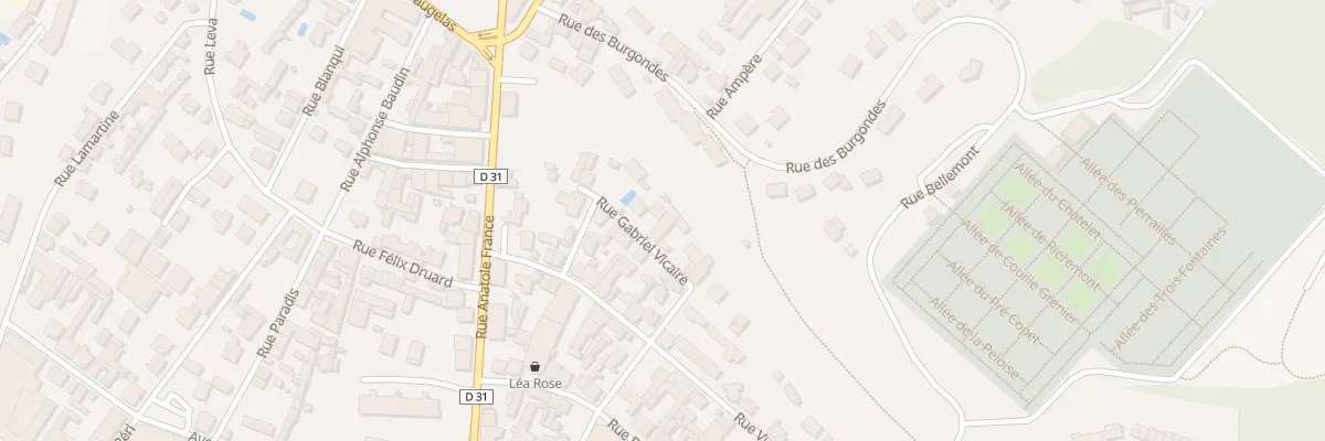 Plan du 17 Rue Gabriel Vicaire à Oyonnax