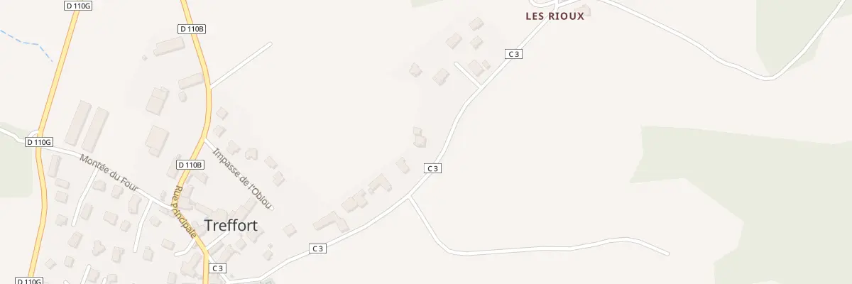 Plan du 5000 Treffort à Treffort