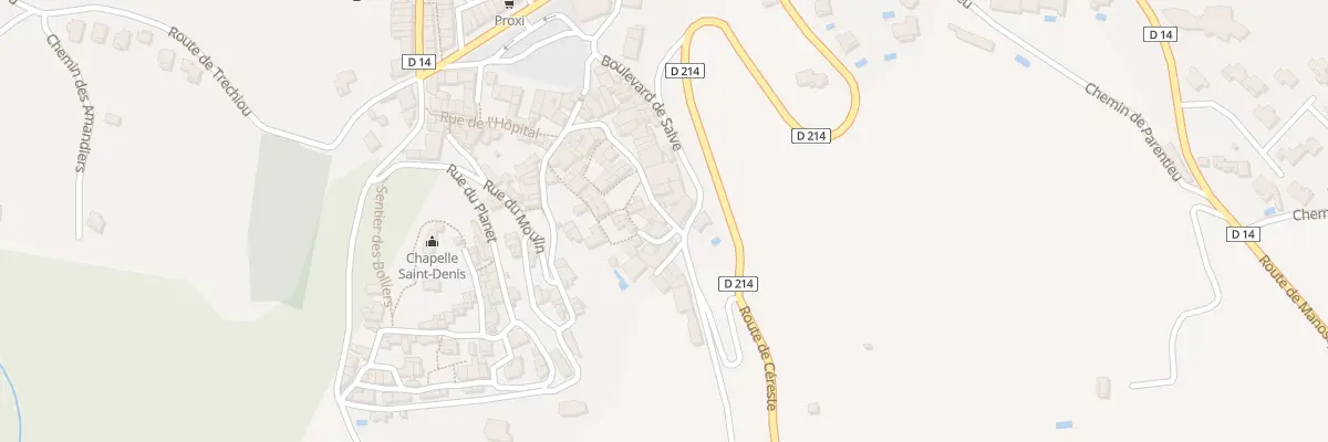 Plan du 5403 Le Village à Reillanne