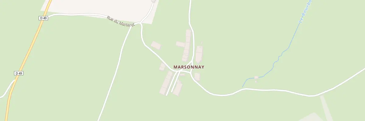 Plan du 5071 Au Village à Largillay-Marsonnay