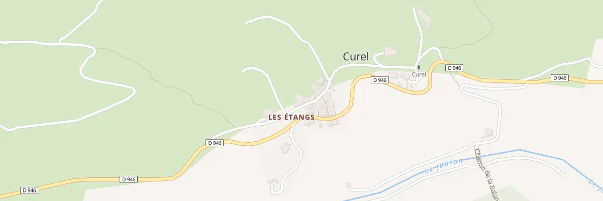 Plan du 5002 Les Etangs à Curel
