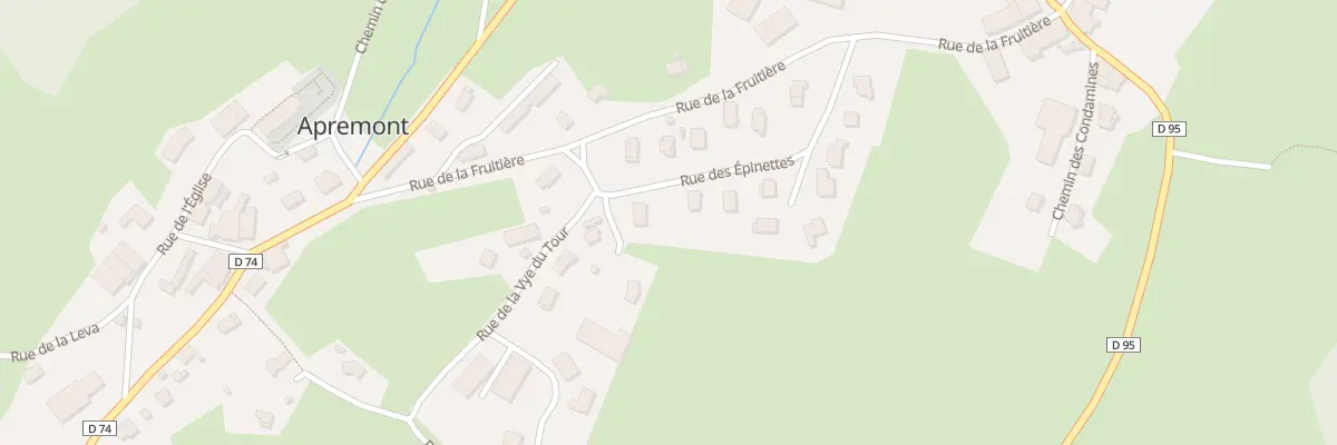 Plan du 19 Rue des Epinettes à Apremont