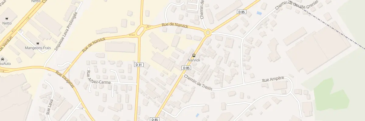 Plan du 27B Rue de Marchon à Oyonnax