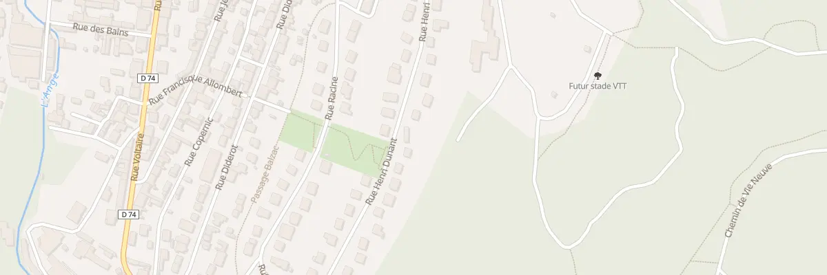 Plan du 43 Rue Henri Dunant à Oyonnax