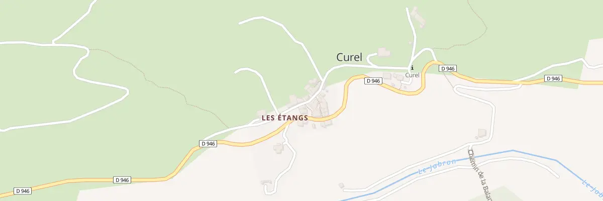 Plan du 5004 Les Etangs à Curel